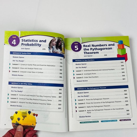 HMH Into Math Grade 8 Workbook Study Book Homeschooling - Picture 5 of 8